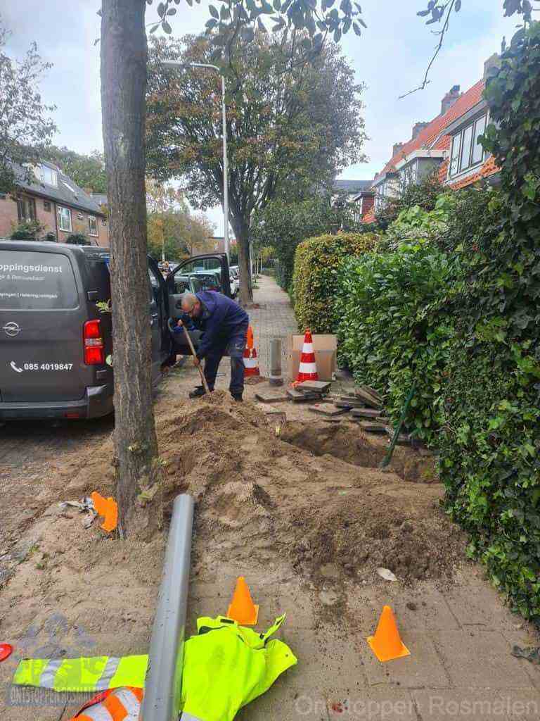 Graven riool Rosmalen