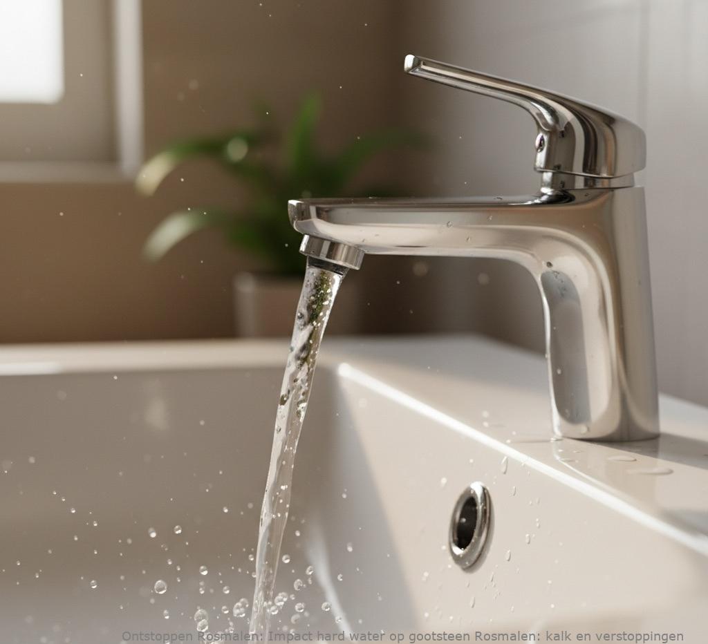 Impact hard water op gootsteen Rosmalen: kalk en verstoppingen