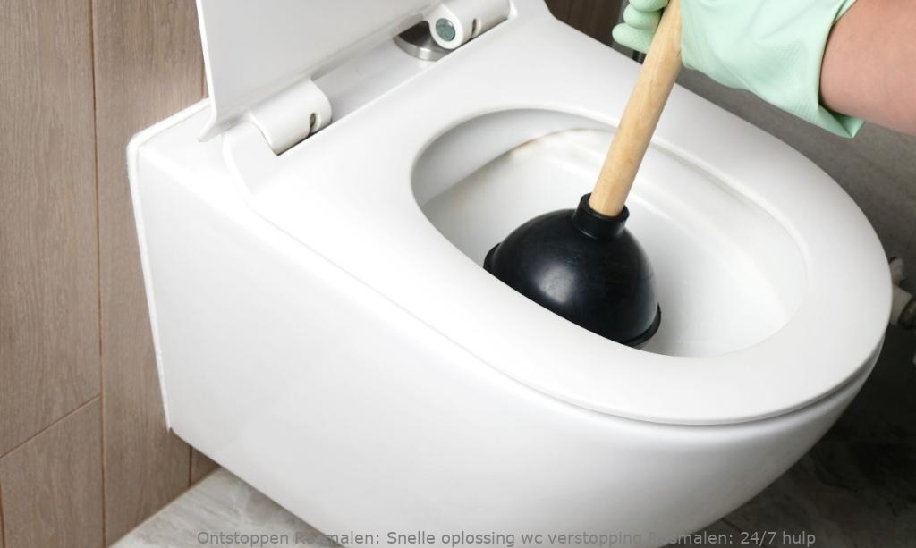 Snelle oplossing wc verstopping Rosmalen: 24/7 hulp