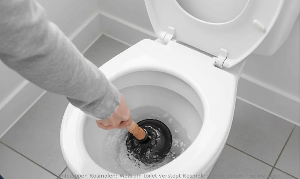 Waarom toilet verstopt Rosmalen: 7 oorzaken + oplossingen