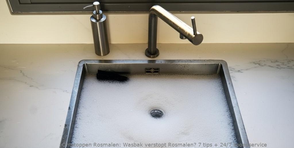 Wasbak verstopt Rosmalen? 7 tips + 24/7 spoedservice